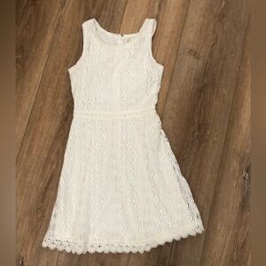 Japna Women’s Pretty Lace Cream Dress Summer‎ Party Event Sleeveless Size XS